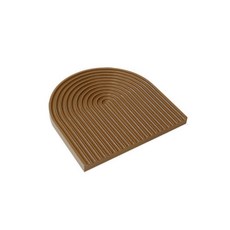 JHCompany 簡約褶皺設計托盤 M, 棕色, 1個