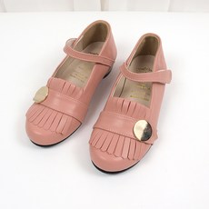 BEBEMARU 女童流蘇皮帶裝飾皮鞋 1437