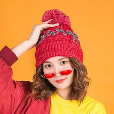 NAYASTYLE 運動防寒毛帽 DJBG-65-1, 紅色