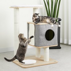 DING DONG PET Vega Cat Tower 基本款, 混色, 1個