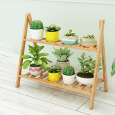 Some's Mine室內花盆整理架 50cm, 原木, 第二階段