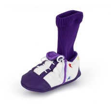Turnon 鞋子款式針織推桿套直頭套, 紫色的