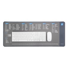 OFION 快捷鍵印刷長版滑鼠墊, Quixel Hangul, 1個