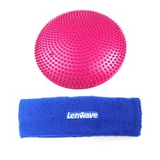 Lenwave 平衡半圓球 粉色+髮帶 藍色