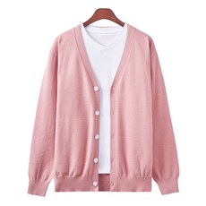 Untapped男款柔軟可水洗人造絲針織開襟衫