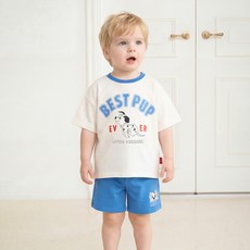 몰리멜리 디즈니 101 달마시안 베스트펍반팔 상하의 세트