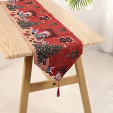 소니오 러블리 크리스마스 테이블 러너, 21 데일리, 1개, 180 x 33 cm