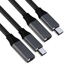 MYBESTFRIEND USB 3.0 Type-C CM CF 延長線 MBF-USBCF10, 1m, 2個