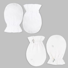 Organic Boom 龍印花孩童純棉護手套 2雙入