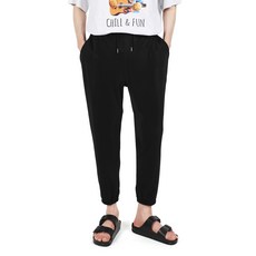 다꾸앙 남성용 냉감 통기성 냉동플리츠 밴딩 조거 쿨 팬츠 바지 D06J9_pc2882