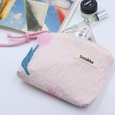 비단길 보니타 핑크 파우치