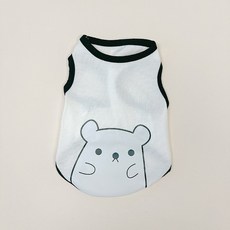 Coco studio 寵物倉鼠背心T恤, 黑色, 1個