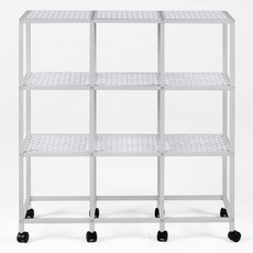 POWER RACK 置物推車 fp333, 白色的