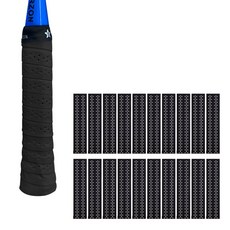 STARZON 防滑多功能羽球透氣孔握把布 20入, 黑色