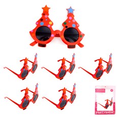 파티쇼 트리안경, 6개, 레드