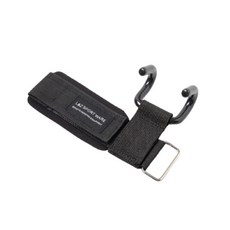 홈앤탑스 헬스 손목 보호대 턱걸이 장갑 양손착용 A109, 블랙