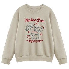 Little rabbit 親子款狗狗素描家庭上衣