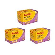 KODAK 柯達 Gold ISO 200 36 卷包裝彩色負片, 單品, 3個