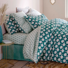 花卉印花雙面柔軟被套, 打印