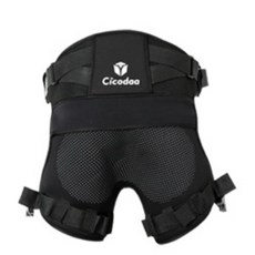 Bonaraon 釣魚護臀墊 礁岩釣魚臀部坐墊, 01 升級款黑色