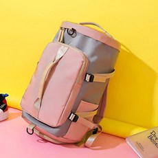 圓筒拼色帆布包 C_RD_306