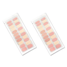 Alida Shop Gel雪紡閃耀貼片自助凝膠美甲, 混色, 2入