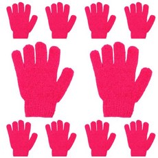 Cell-Living 五指神奇去角質手套, 粉紅色, 10個, 1入