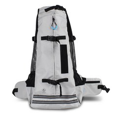 DING DONG PET 寵物外出後揹包, 灰色, 1個