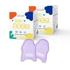네이처펫 숨쉬는 모모슈즈 스트랩형 96p + 스트랩 24p 세트, 퍼플, 1개