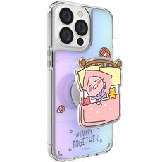카카오프렌즈 해피투게더 에폭시 톡 홀로그램 휴대폰 케이스