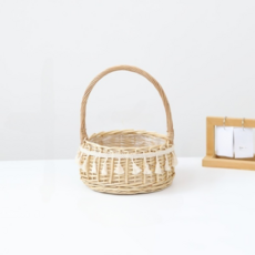 微笑手提花盆籃, 1個, 流蘇款中型