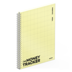 motemote 易寫金錢方塊追蹤家計簿, 1個, 黃色