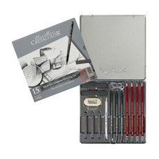 CRETACOLOR Artino 石墨繪圖工具 15 件套 40018, 1套