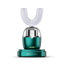 CATTRE 自動口腔清潔器隨機出貨+綠色牙膏, 1套