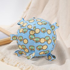 파스텔펫 강아지 캐릭터 패턴 공 장난감, 타입 B, 1개