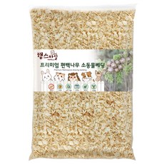 햄스타일 소동물 프리미엄 편백나무 소동물베딩 지퍼백, 2kg, 1개