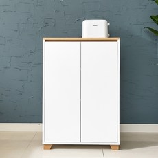 속깊은 광파 양문 수납장 870 고객직접설치, 오크화이트