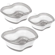 MONACO OLIVE 節省空間可折疊臉盆 小 + 中 + 大 3件組, 1套, 蘋果