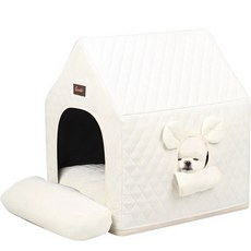 CHOCOPET house 第3代四季寵物狗屋 高級款 中型犬適用, 1個, 象牙白