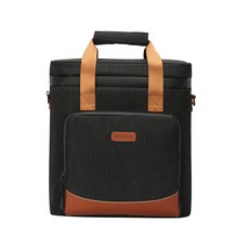 DENUONISS Aroi 隔間酒櫃冷藏袋, 黑色的, 1個