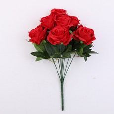 MMMII 玫瑰裝飾用人造花束 8 x 41 cm JN704, 紅色