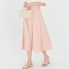 모이르벨라 루아 밴딩 롱 플레어 스커트 P24SS2-A0098