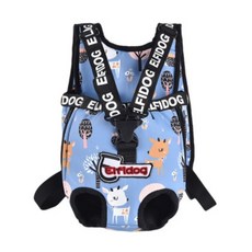 YOU&ME角色寵物防水嬰兒背帶外出背包, 鹿天藍色