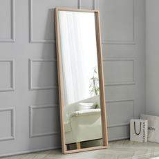 모던 와이드 전신거울, 오크