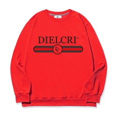 DIELCRI 男款字母印花長袖衛衣