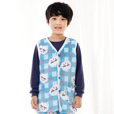 Kids Line 兒童款雲朵格紋睡眠背心