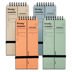 munid 單字記憶本 140頁, 米色 + 藍色 + 薄荷綠 + 橘色, 4本