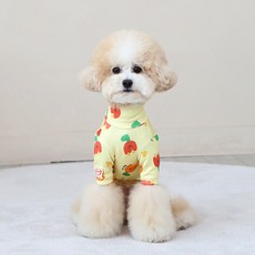 이츠독 강아지 웜업 히트 올인원, 옐로우, 1개