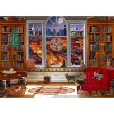 吉利風景油畫拼圖 1, 1000件, 混合色, 1個