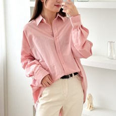 Dearlola 女性寬鬆男友風基本款襯衫